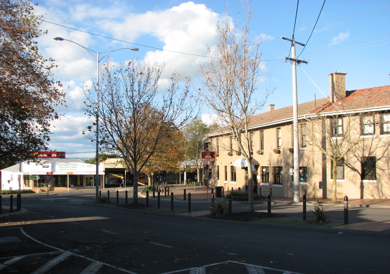 McCartin Street in Leongatha, Victoria, Australia — the quiet rural town where the poisoning occurred